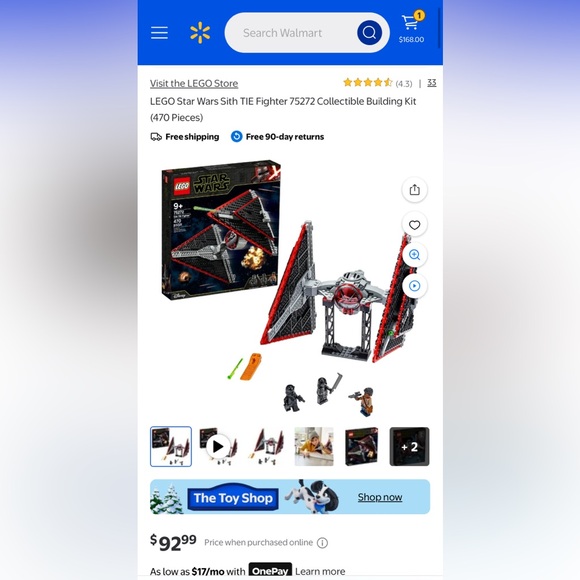 LEGO Star Wars: Sith TIE Fighter (75272) - Picture 10 of 10